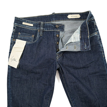 YCHAI “PANATELA” ストレッチデニム スキニージーンズ / SKINNY FIT ネイビー(BLU) 33 | GUARDAROBA MILANO OFFICIAL STORE