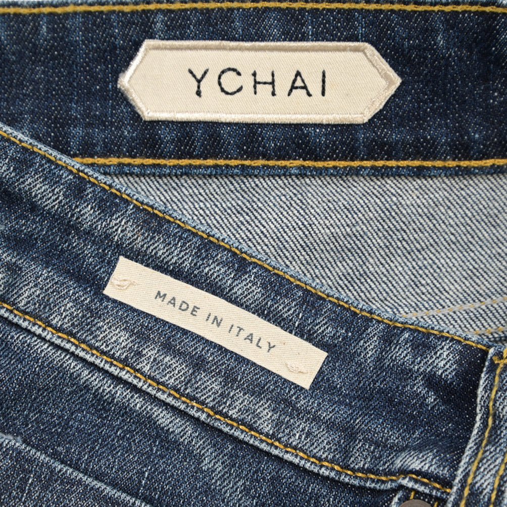 YCHAI “PANATELA” ストレッチデニム スキニージーンズ / SKINNY FIT ブルー(BLU) 33 | GUARDAROBA MILANO OFFICIAL STORE