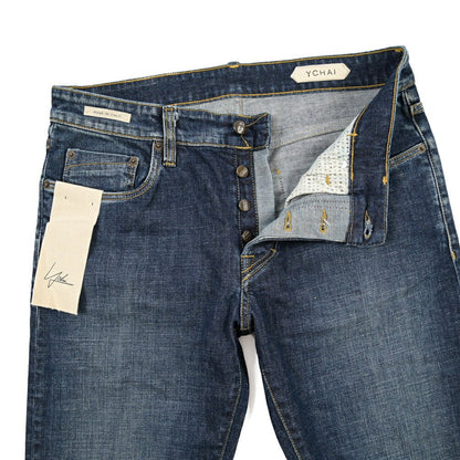 YCHAI “PANATELA” ストレッチデニム スキニージーンズ / SKINNY FIT ブルー(BLU) 33 | GUARDAROBA MILANO OFFICIAL STORE