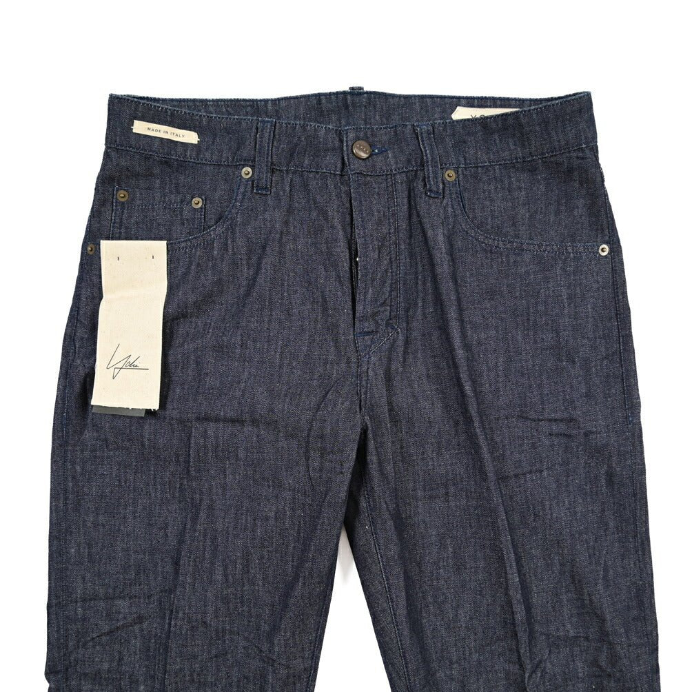 YCHAI “ROBUSTO” コットン100%デニム 5ポケットジーンズ / TAPERED FIT ネイビー(INDIGO) 33 | GUARDAROBA MILANO OFFICIAL STORE