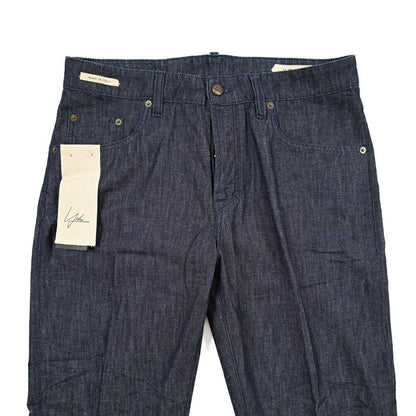YCHAI “ROBUSTO” コットン100%デニム 5ポケットジーンズ / TAPERED FIT ネイビー(INDIGO) 33 | GUARDAROBA MILANO OFFICIAL STORE