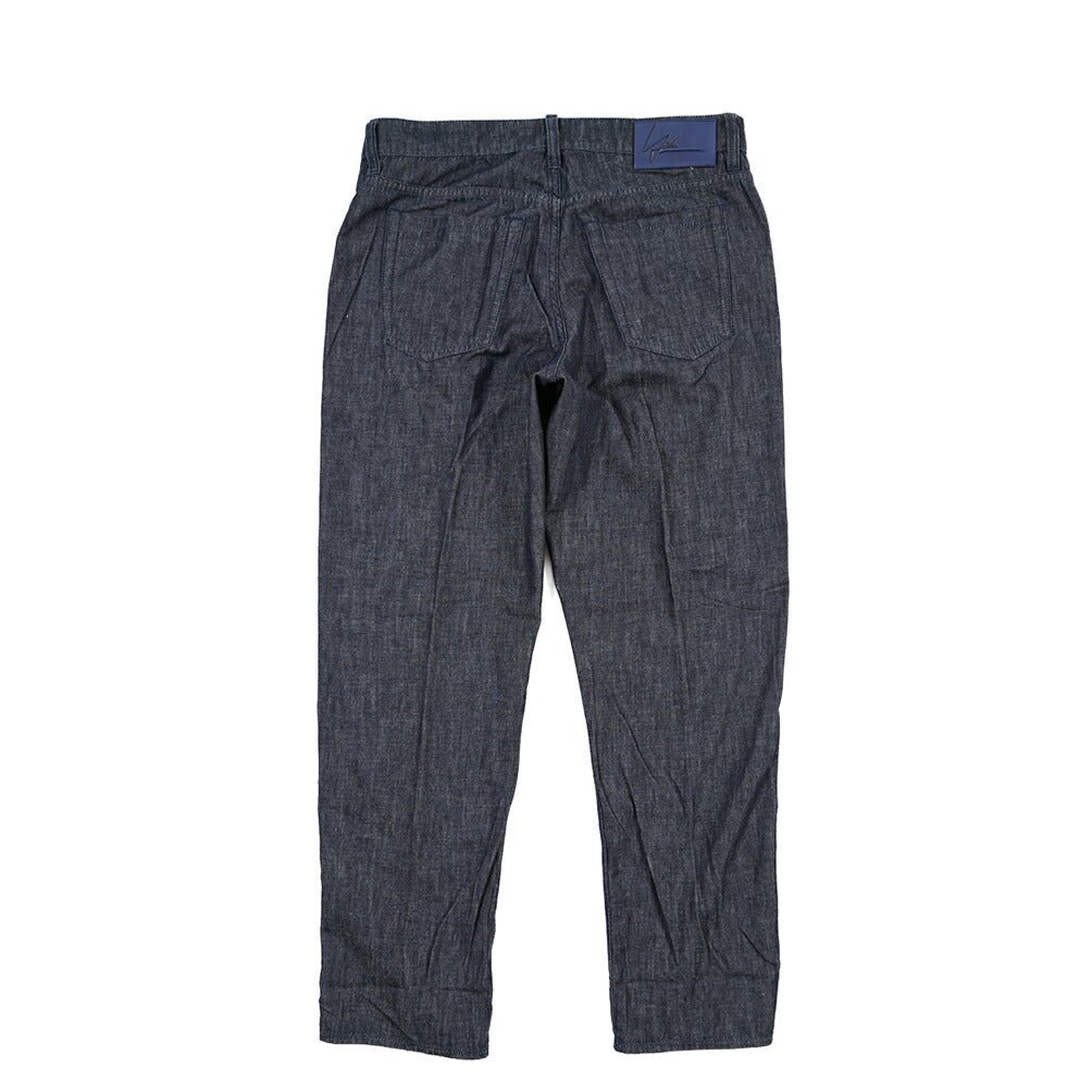 YCHAI “ROBUSTO” コットン100%デニム 5ポケットジーンズ / TAPERED FIT ネイビー(INDIGO) 33 | GUARDAROBA MILANO OFFICIAL STORE
