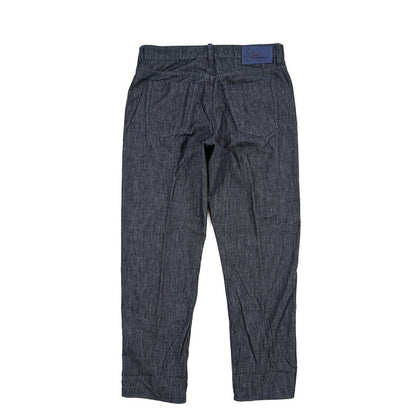 YCHAI “ROBUSTO” コットン100%デニム 5ポケットジーンズ / TAPERED FIT ネイビー(INDIGO) 33 | GUARDAROBA MILANO OFFICIAL STORE