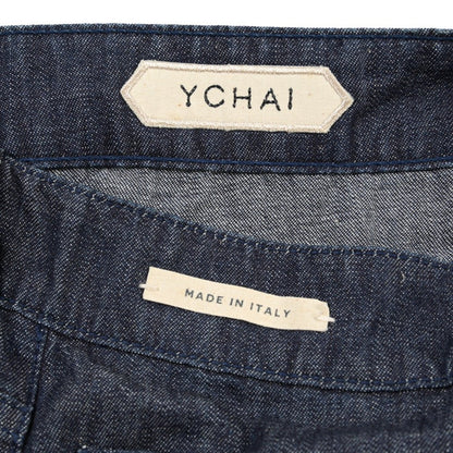 YCHAI “ROBUSTO” コットン100%デニム 5ポケットジーンズ / TAPERED FIT ネイビー(INDIGO) 33 | GUARDAROBA MILANO OFFICIAL STORE