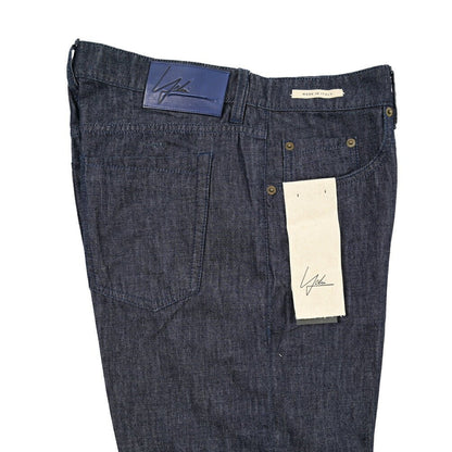 YCHAI “ROBUSTO” コットン100%デニム 5ポケットジーンズ / TAPERED FIT ネイビー(INDIGO) 33 | GUARDAROBA MILANO OFFICIAL STORE