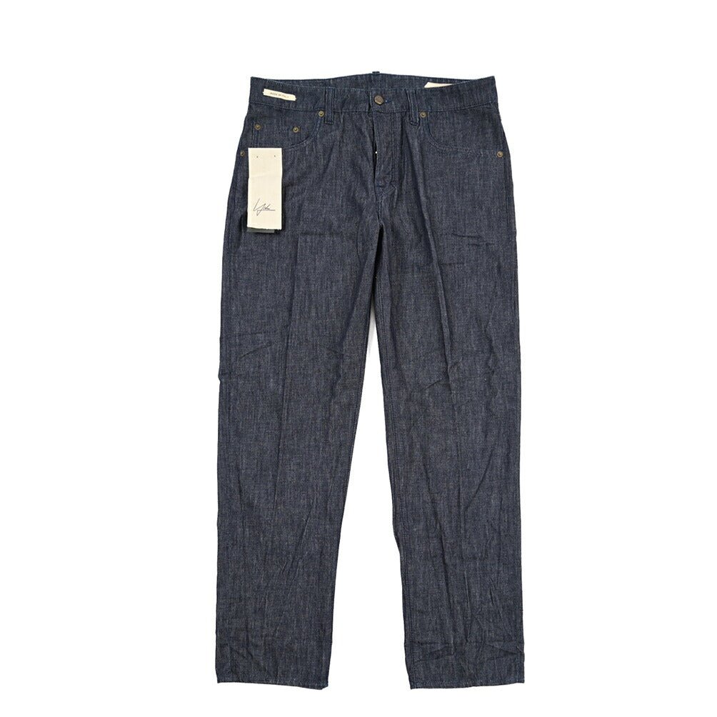 YCHAI “ROBUSTO” コットン100%デニム 5ポケットジーンズ / TAPERED FIT ネイビー(INDIGO) 33 | GUARDAROBA MILANO OFFICIAL STORE