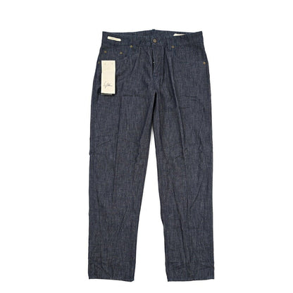 YCHAI “ROBUSTO” コットン100%デニム 5ポケットジーンズ / TAPERED FIT ネイビー(INDIGO) 33 | GUARDAROBA MILANO OFFICIAL STORE