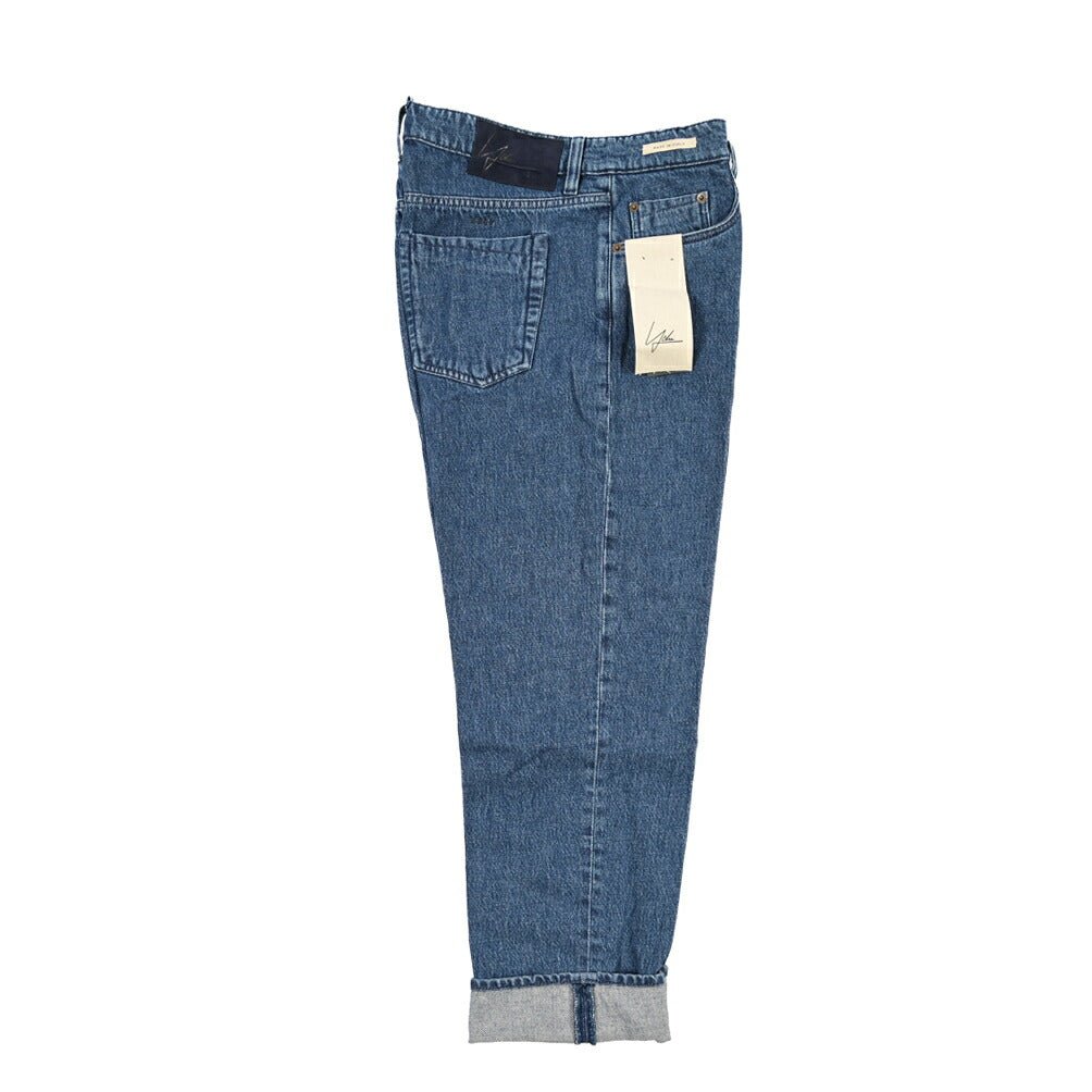 YCHAI “ROBUSTO” コットン100%デニム 5ポケットジーンズ / TAPERED FIT ブルー(BLU) 33 | GUARDAROBA MILANO OFFICIAL STORE