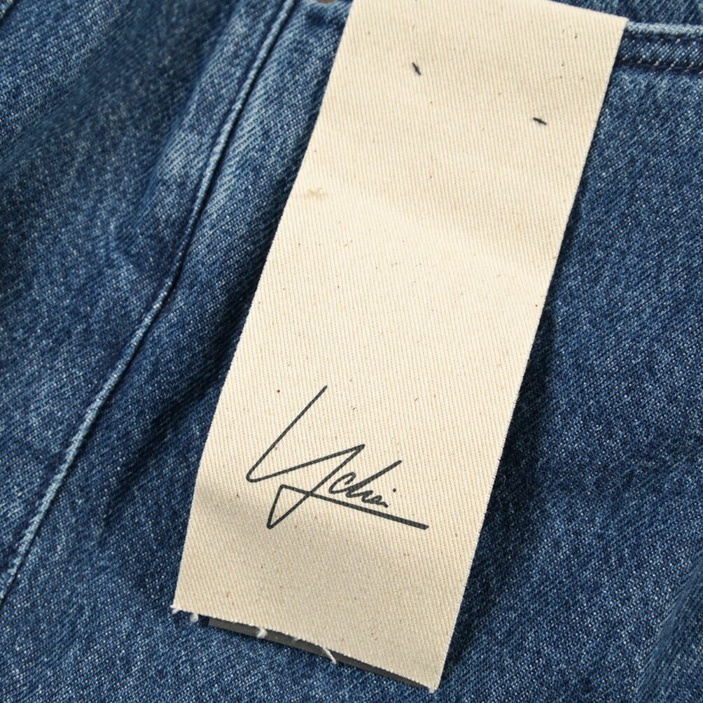 YCHAI “ROBUSTO” コットン100%デニム 5ポケットジーンズ / TAPERED FIT ブルー(BLU) 33 | GUARDAROBA MILANO OFFICIAL STORE