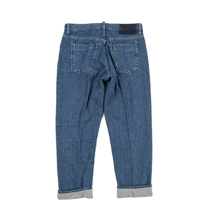 YCHAI “ROBUSTO” コットン100%デニム 5ポケットジーンズ / TAPERED FIT ブルー(BLU) 33 | GUARDAROBA MILANO OFFICIAL STORE
