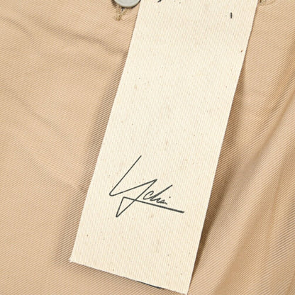 YCHAI “ROBUSTO” コットン100% ノータックチノパンツ / TAPERED FIT ベージュ(SABBIA) 33 | GUARDAROBA MILANO OFFICIAL STORE