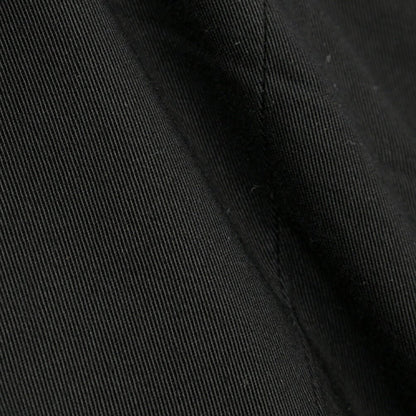 YCHAI “ROBUSTO” コットン100% ノータックチノパンツ / TAPERED FIT ブラック(NERO) 28 | GUARDAROBA MILANO OFFICIAL STORE
