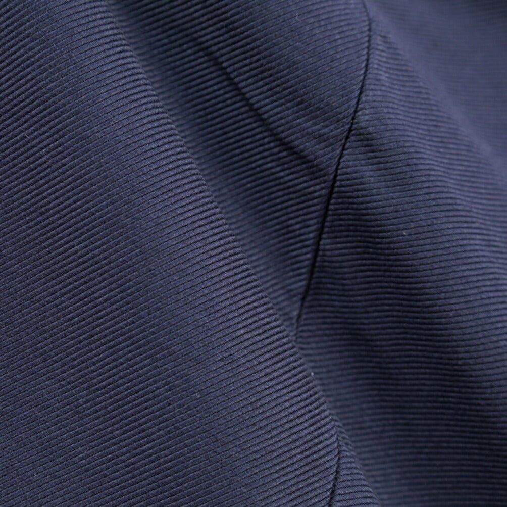 YCHAI “ROBUSTO” コットン100% ツータックチノパンツ / TAPERED FIT ネイビー(BLU) 33 | GUARDAROBA MILANO OFFICIAL STORE
