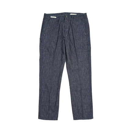 YCHAI “ROBUSTO” コットン100%デニム ペインターパンツ / TAPERED FIT ネイビー(INDIGO) 31 | GUARDAROBA MILANO OFFICIAL STORE