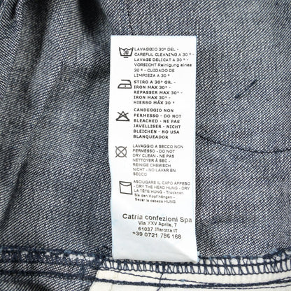 YCHAI “ROBUSTO” コットン100%デニム ペインターパンツ / TAPERED FIT ネイビー(INDIGO) 31 | GUARDAROBA MILANO OFFICIAL STORE