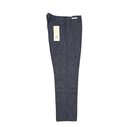 YCHAI “ROBUSTO” コットン100%デニム ペインターパンツ / TAPERED FIT ネイビー(INDIGO) 31 | GUARDAROBA MILANO OFFICIAL STORE