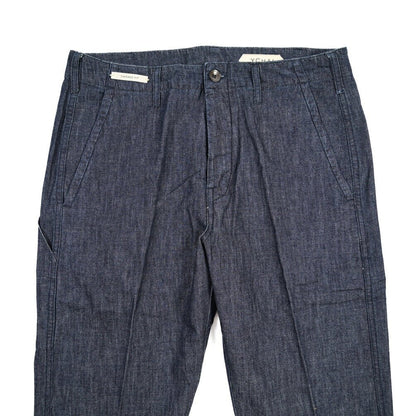YCHAI “ROBUSTO” コットン100%デニム ペインターパンツ / TAPERED FIT ネイビー(INDIGO) 31 | GUARDAROBA MILANO OFFICIAL STORE