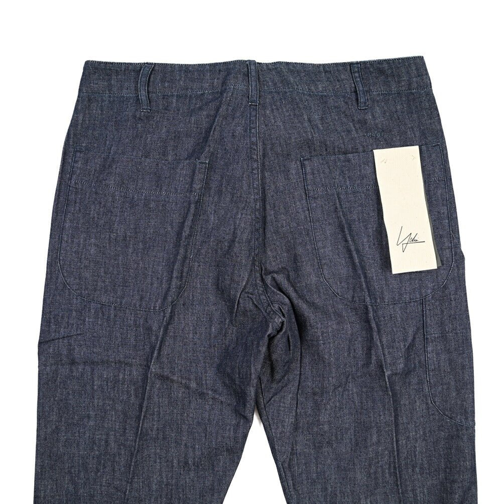 YCHAI “ROBUSTO” コットン100%デニム ペインターパンツ / TAPERED FIT ネイビー(INDIGO) 31 | GUARDAROBA MILANO OFFICIAL STORE