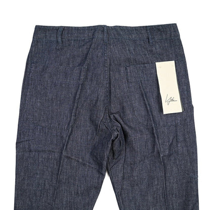 YCHAI “ROBUSTO” コットン100%デニム ペインターパンツ / TAPERED FIT ネイビー(INDIGO) 31 | GUARDAROBA MILANO OFFICIAL STORE