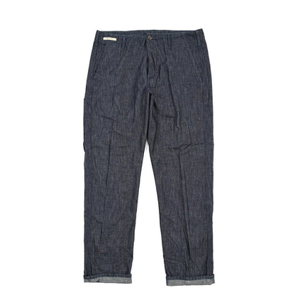 YCHAI “ROBUSTO” コットン100%デニム ペインターパンツ / TAPERED FIT ネイビー(INDIGO) 33 | GUARDAROBA MILANO OFFICIAL STORE