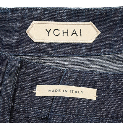 YCHAI “ROBUSTO” コットン100%デニム ペインターパンツ / TAPERED FIT ネイビー(INDIGO) 33 | GUARDAROBA MILANO OFFICIAL STORE