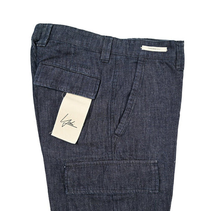YCHAI “ROBUSTO” コットン100%デニム カーゴパンツ / TAPERED FIT ネイビー(INDIGO) 30 | GUARDAROBA MILANO OFFICIAL STORE