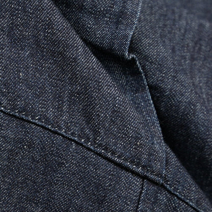 YCHAI “ROBUSTO” コットン100%デニム カーゴパンツ / TAPERED FIT ネイビー(INDIGO) 30 | GUARDAROBA MILANO OFFICIAL STORE