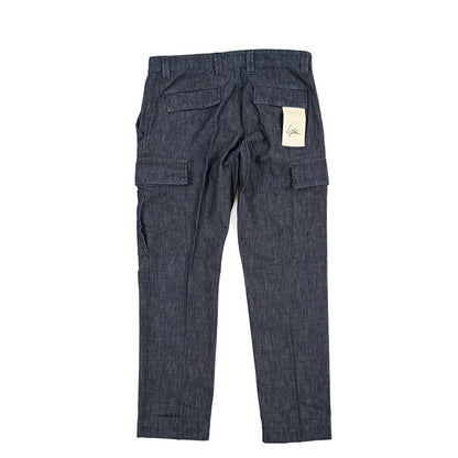 YCHAI “ROBUSTO” コットン100%デニム カーゴパンツ / TAPERED FIT ネイビー(INDIGO) 30 | GUARDAROBA MILANO OFFICIAL STORE