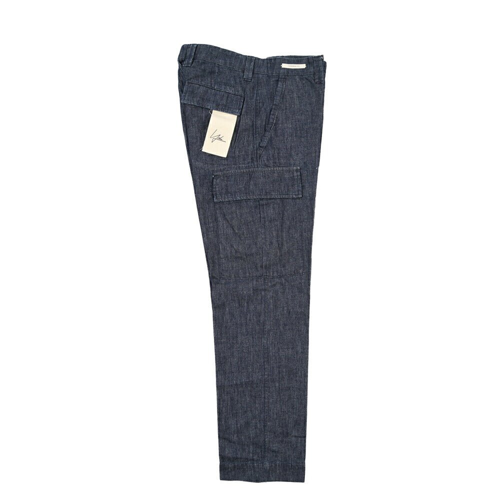 YCHAI “ROBUSTO” コットン100%デニム カーゴパンツ / TAPERED FIT ネイビー(INDIGO) 30 | GUARDAROBA MILANO OFFICIAL STORE