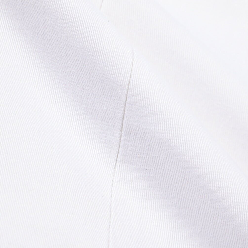 YCHAI “ROBUSTO” ストレッチコットン ノータックチノパンツ ホワイト(BIANCO) 31 | GUARDAROBA MILANO OFFICIAL STORE