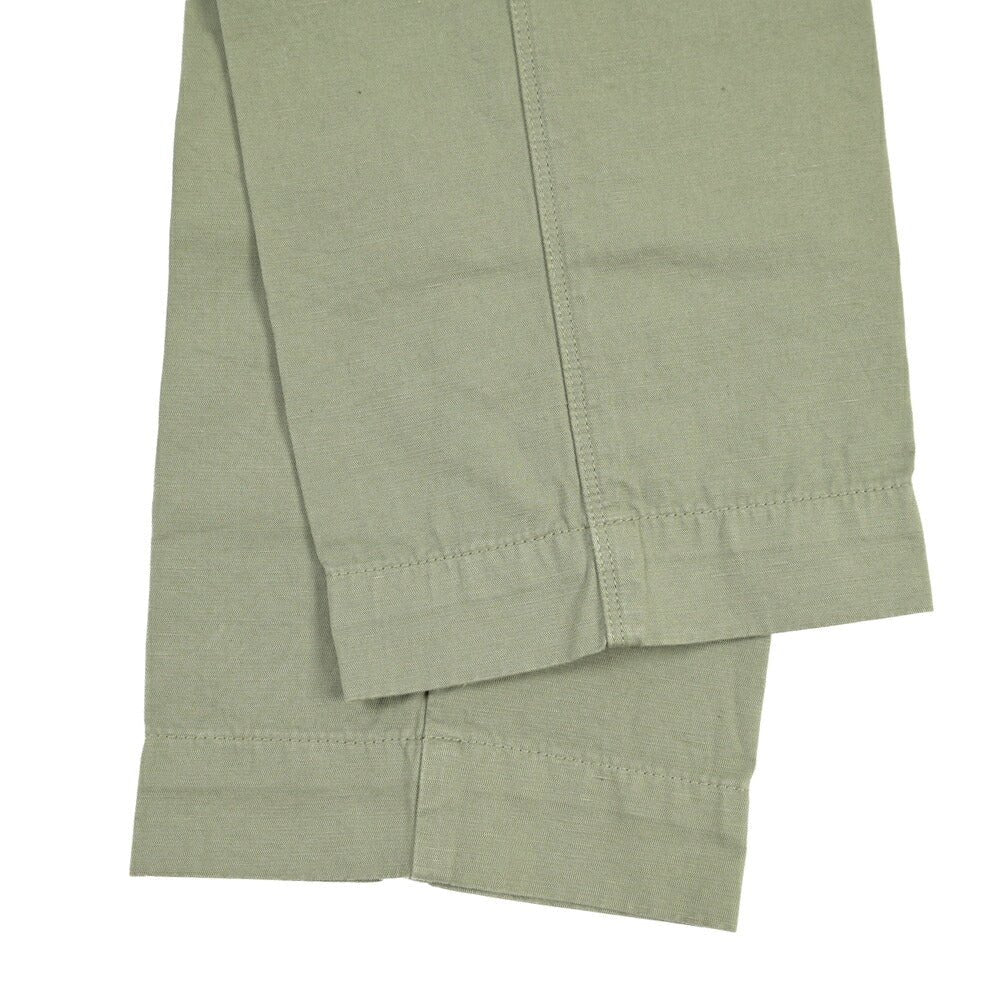 YCHAI “ROBUSTO” リネン混コットン ベイカーパンツ カーキグリーン(VERDE) 31 | GUARDAROBA MILANO OFFICIAL STORE