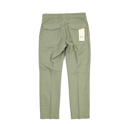 YCHAI “ROBUSTO” リネン混コットン ベイカーパンツ カーキグリーン(VERDE) 31 | GUARDAROBA MILANO OFFICIAL STORE