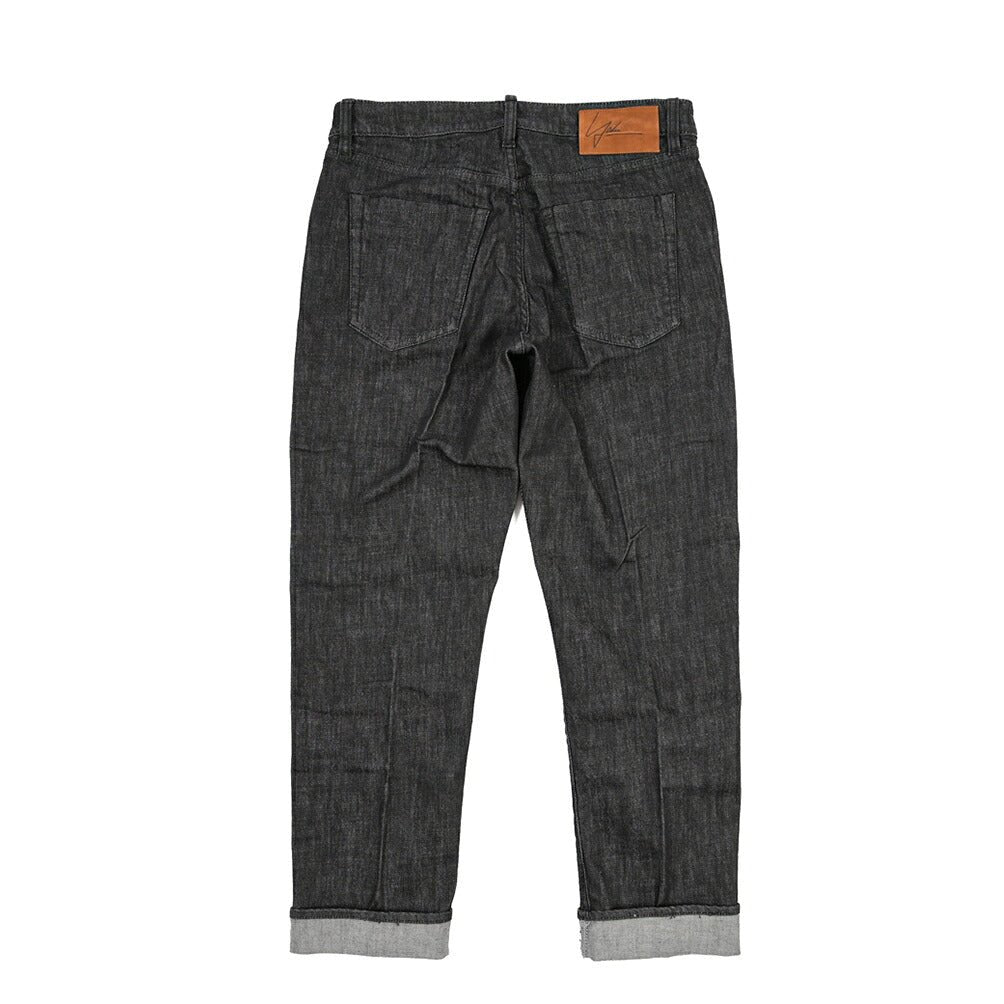 YCHAI “ROBUSTO” ストレッチデニム 5ポケットジーンズ / TAPERED FIT ブラック(NERO) 32 | GUARDAROBA MILANO OFFICIAL STORE