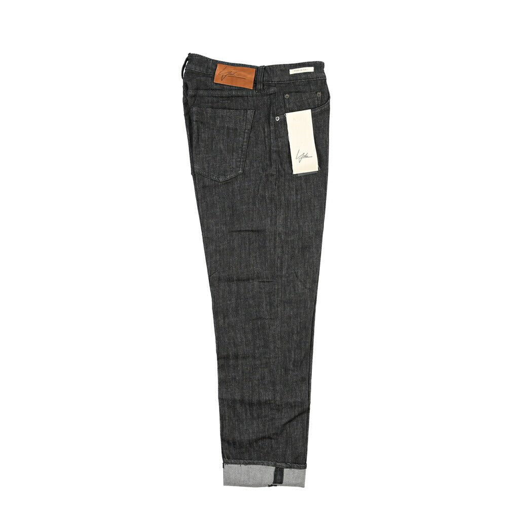 YCHAI “ROBUSTO” ストレッチデニム 5ポケットジーンズ / TAPERED FIT ブラック(NERO) 32 | GUARDAROBA MILANO OFFICIAL STORE