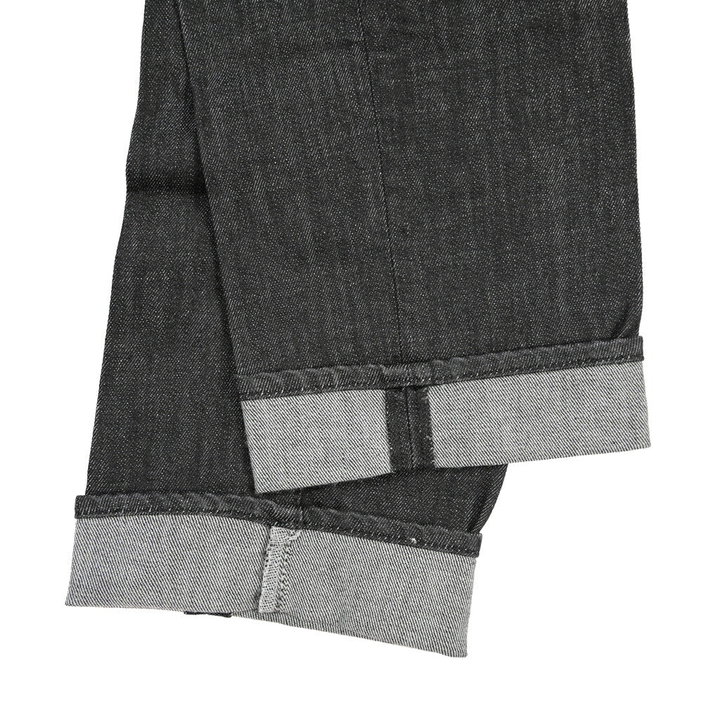 YCHAI “ROBUSTO” ストレッチデニム 5ポケットジーンズ / TAPERED FIT ブラック(NERO) 32 | GUARDAROBA MILANO OFFICIAL STORE