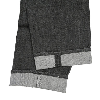 YCHAI “ROBUSTO” ストレッチデニム 5ポケットジーンズ / TAPERED FIT ブラック(NERO) 32 | GUARDAROBA MILANO OFFICIAL STORE