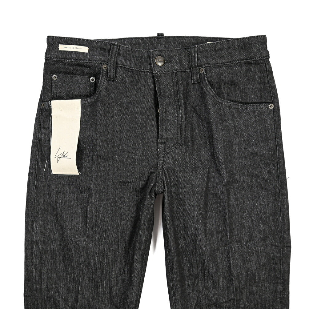 YCHAI “ROBUSTO” ストレッチデニム 5ポケットジーンズ / TAPERED FIT ブラック(NERO) 32 | GUARDAROBA MILANO OFFICIAL STORE