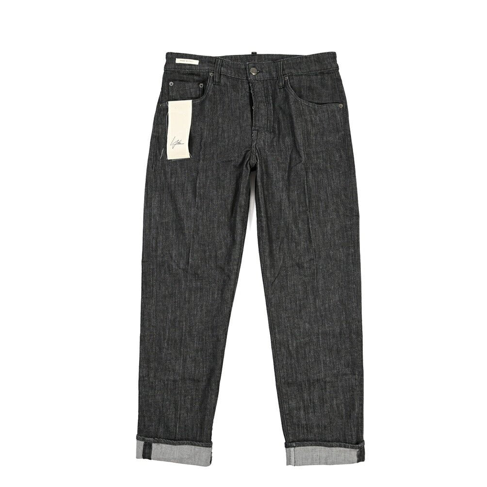 YCHAI “ROBUSTO” ストレッチデニム 5ポケットジーンズ / TAPERED FIT ブラック(NERO) 32 | GUARDAROBA MILANO OFFICIAL STORE