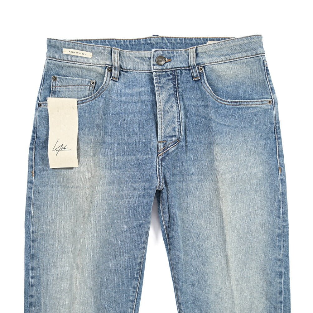 YCHAI “ROBUSTO” ストレッチデニム 5ポケットジーンズ / TAPERED FIT ライトブルー(BLU) 32 | GUARDAROBA MILANO OFFICIAL STORE
