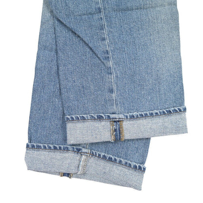 YCHAI “ROBUSTO” ストレッチデニム 5ポケットジーンズ / TAPERED FIT ライトブルー(BLU) 32 | GUARDAROBA MILANO OFFICIAL STORE