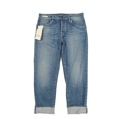 YCHAI “ROBUSTO” ストレッチデニム 5ポケットジーンズ / TAPERED FIT ブルー(BLU) 33 | GUARDAROBA MILANO OFFICIAL STORE