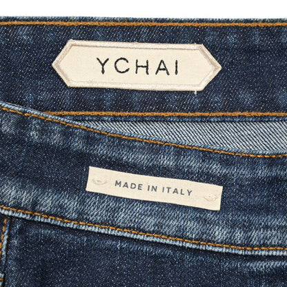 YCHAI “ROBUSTO” ストレッチデニム 5ポケットジーンズ / TAPERED FIT ネイビー(BLU) 33 | GUARDAROBA MILANO OFFICIAL STORE