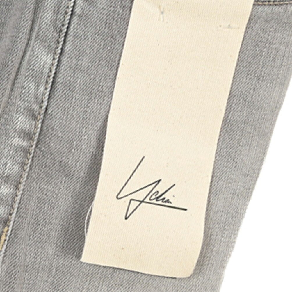 YCHAI “ROBUSTO” ストレッチデニム 5ポケットジーンズ / TAPERED FIT グレー(NERO) 30 | GUARDAROBA MILANO OFFICIAL STORE