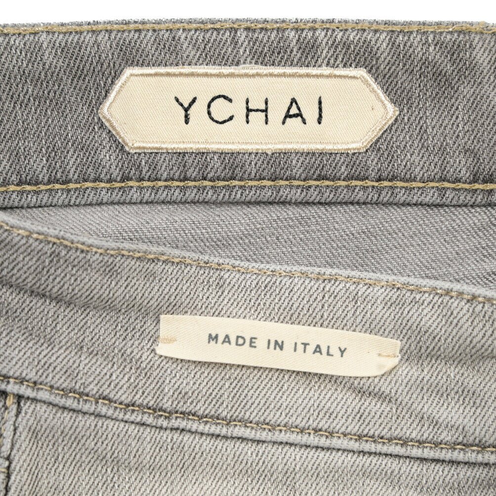 YCHAI “ROBUSTO” ストレッチデニム 5ポケットジーンズ / TAPERED FIT グレー(NERO) 30 | GUARDAROBA MILANO OFFICIAL STORE
