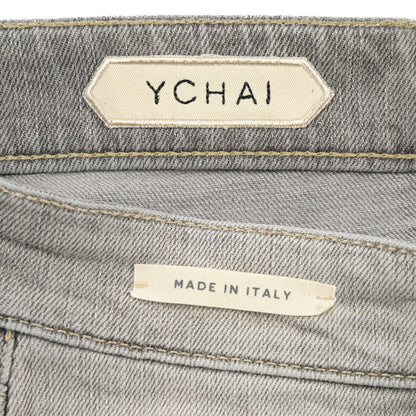 YCHAI “ROBUSTO” ストレッチデニム 5ポケットジーンズ / TAPERED FIT グレー(NERO) 30 | GUARDAROBA MILANO OFFICIAL STORE