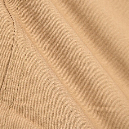 YCHAI “ROBUSTO” リネン混コットン ノータックパンツ / TAPERED FIT ベージュ(NOCE) 33 | GUARDAROBA MILANO OFFICIAL STORE