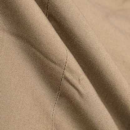 YCHAI “ROBUSTO” ストレッチコットン ノータックチノパンツ / TAPERED FIT グレージュ(NOCE) 30 | GUARDAROBA MILANO OFFICIAL STORE