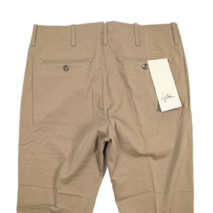 YCHAI “ROBUSTO” ストレッチコットン ノータックチノパンツ / TAPERED FIT グレージュ(NOCE) 30 | GUARDAROBA MILANO OFFICIAL STORE