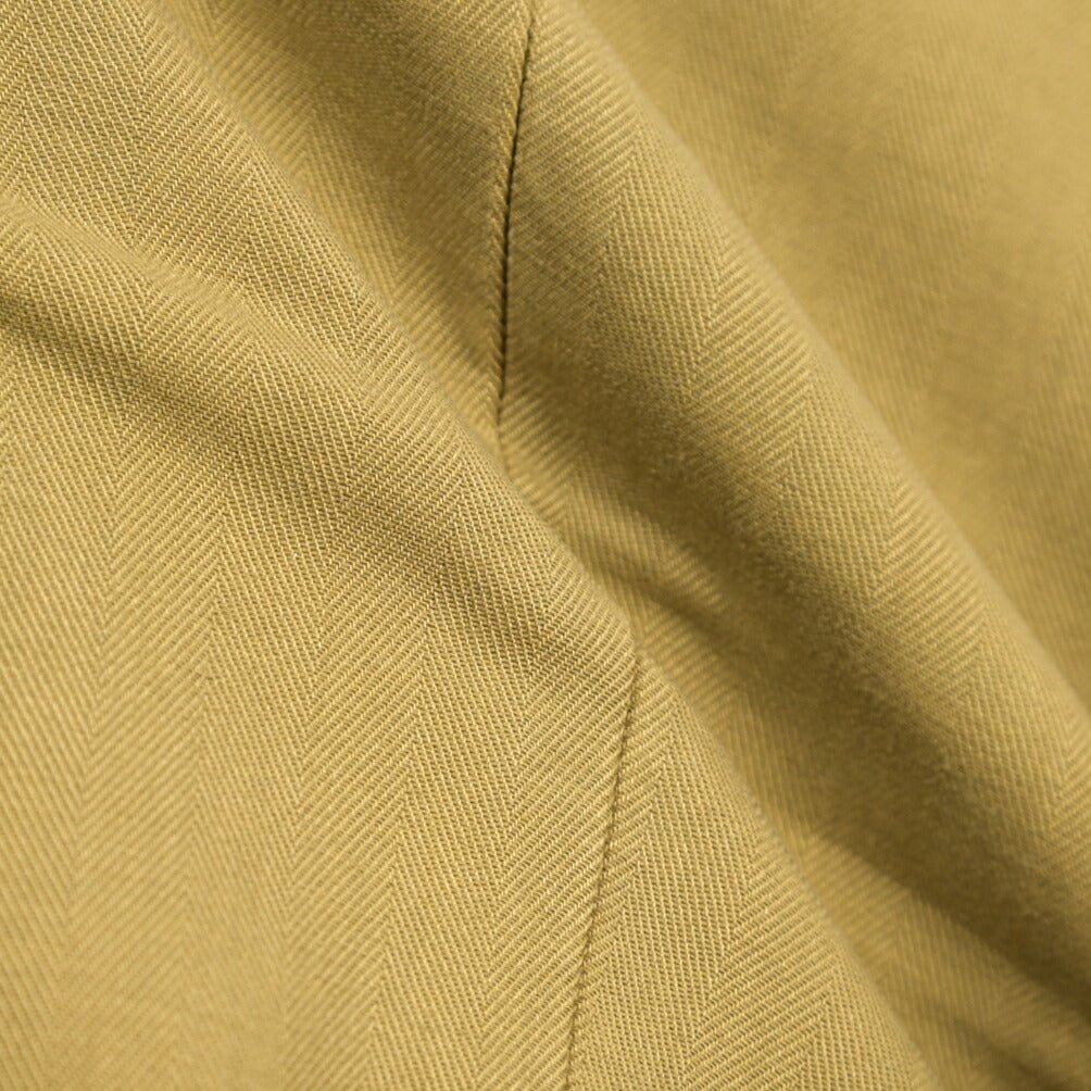 YCHAI “ROBUSTO” ストレッチコットン ノータックチノパンツ / TAPERED FIT カーキグリーン(SENAPI) 33 | GUARDAROBA MILANO OFFICIAL STORE