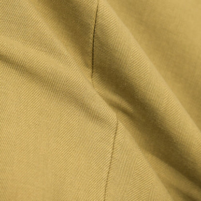 YCHAI “ROBUSTO” ストレッチコットン ノータックチノパンツ / TAPERED FIT カーキグリーン(SENAPI) 33 | GUARDAROBA MILANO OFFICIAL STORE